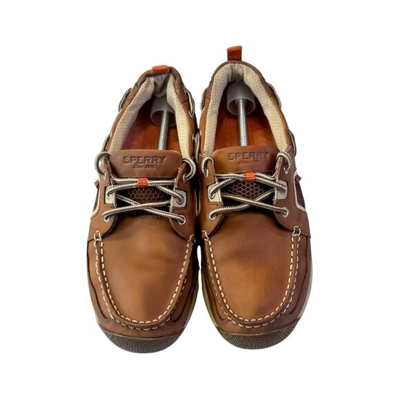 Sperry Top-Sider Men\'s Brown Leather Boat Shoes Size 10 main image 9